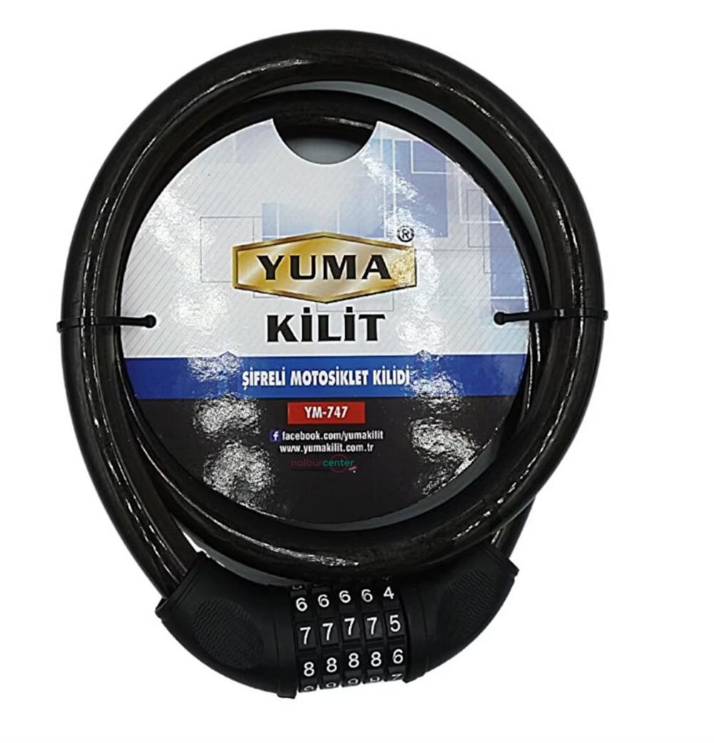 Yuma Şifreli Motosiklet Kilidi YM-747Motosiklet Kilitleri