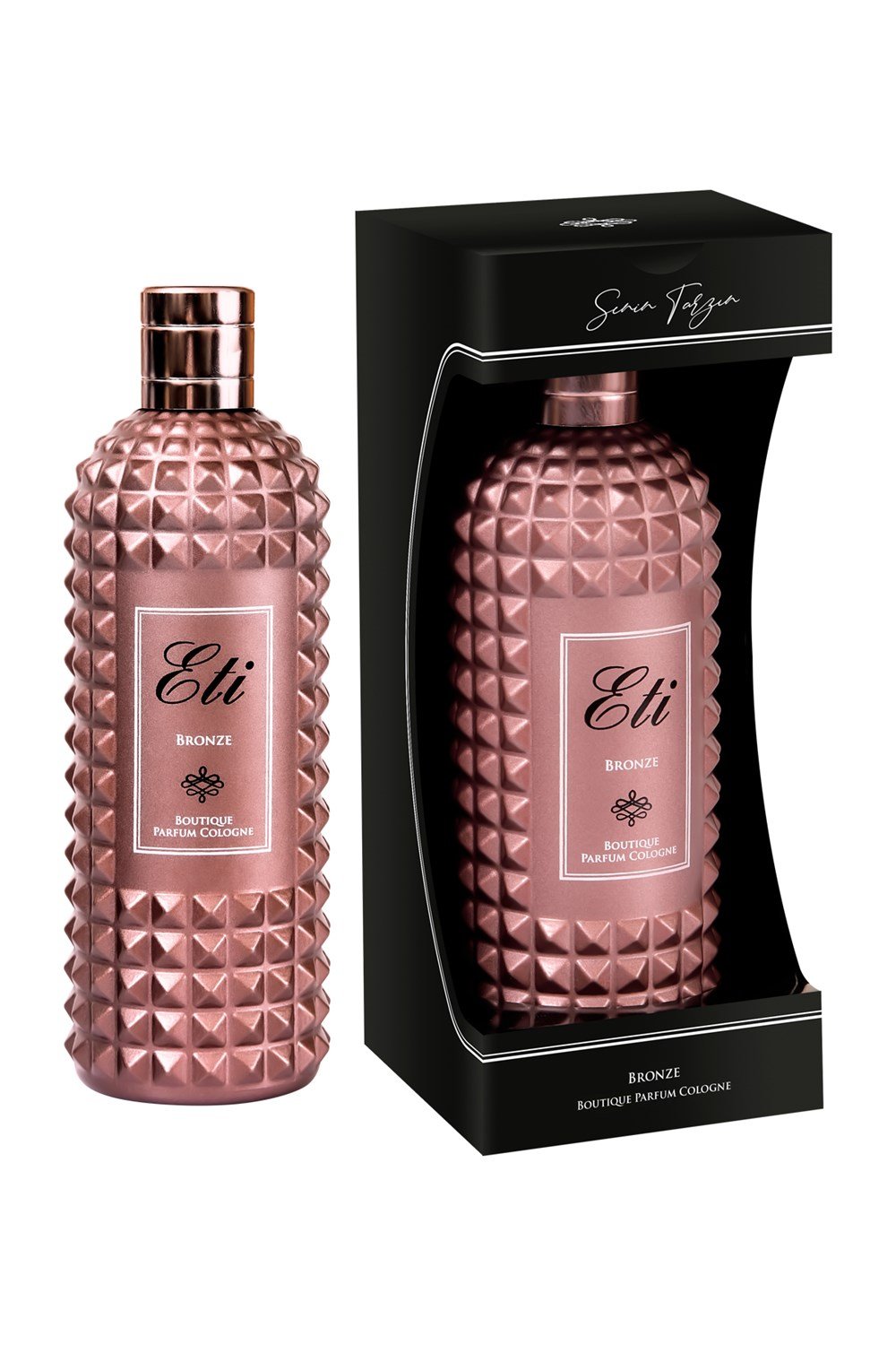 Butik Parfüm Kolonya Bronze 300 Ml Cam Şişe - Kutulu