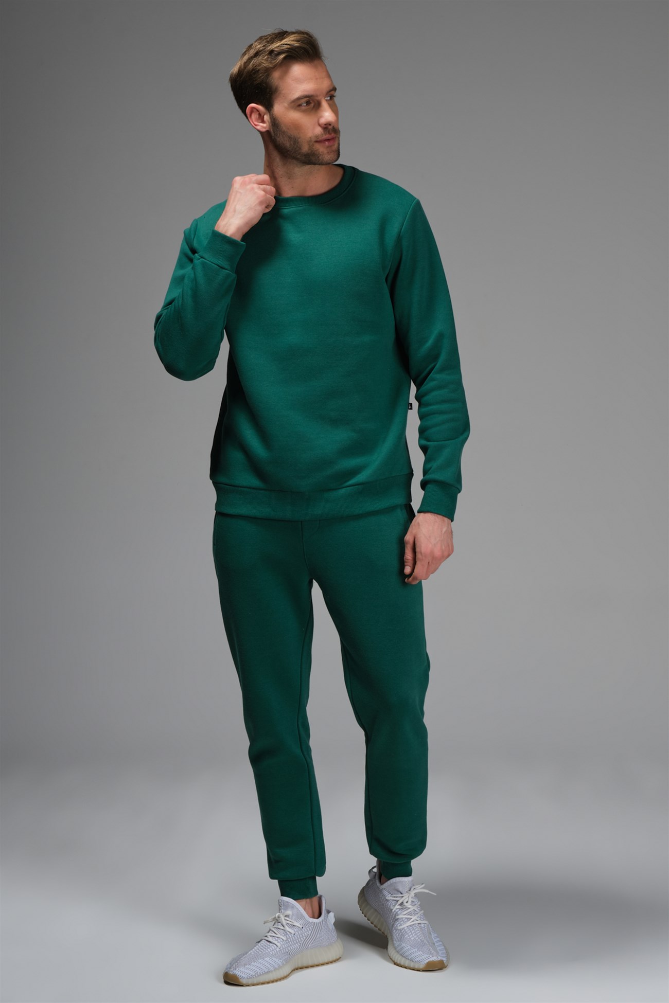 green track suit mens