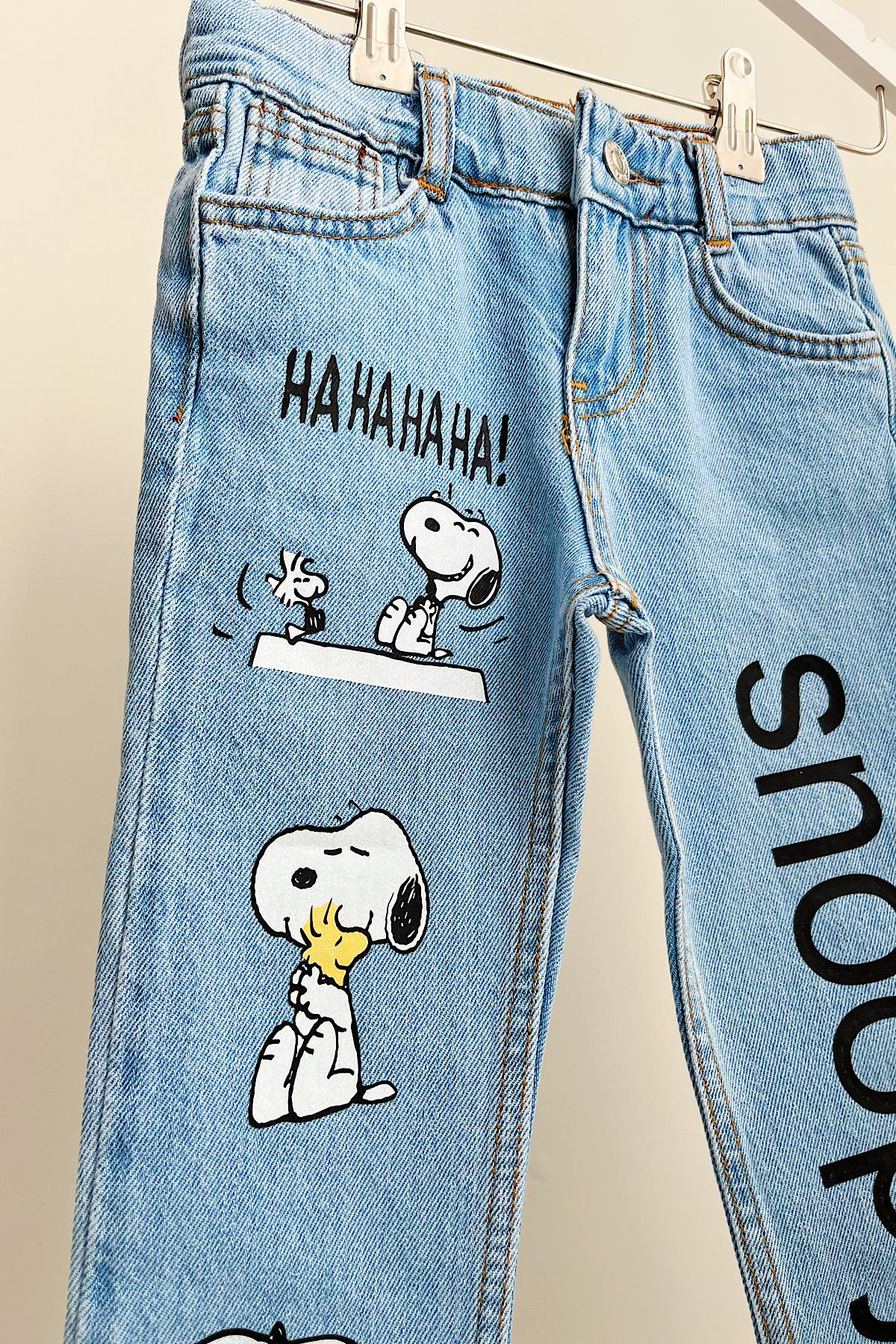 Bershka snoopy jeans hotsell
