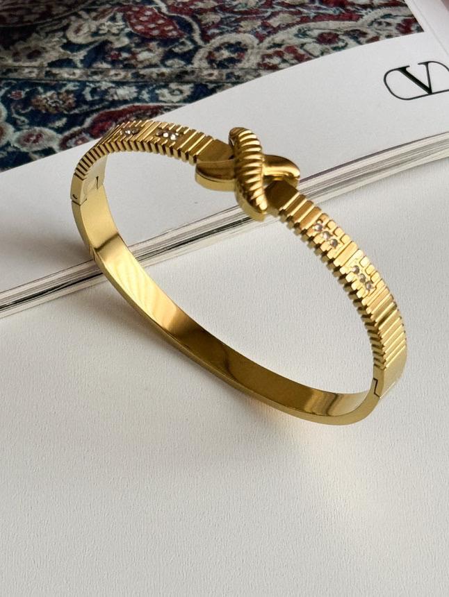 Çelik Gold Kelepçe Bileklik 