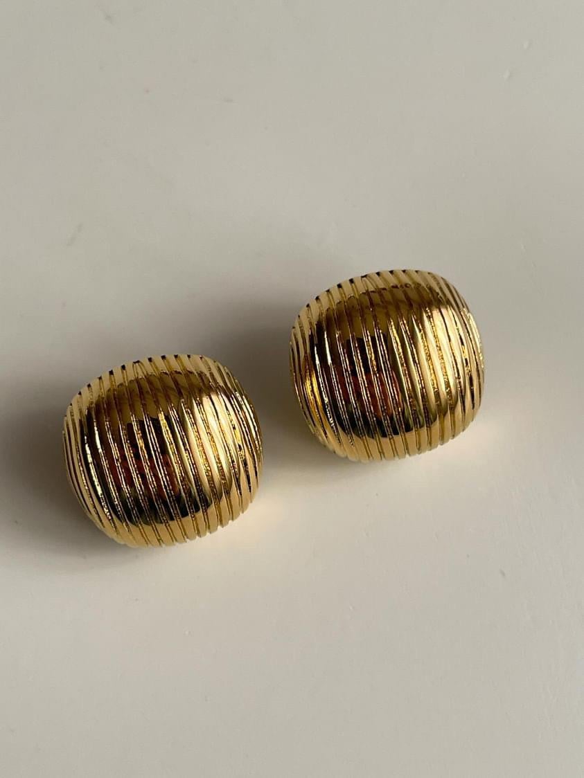 Çelik Gold Vintage Küpe (1.70 Cm)