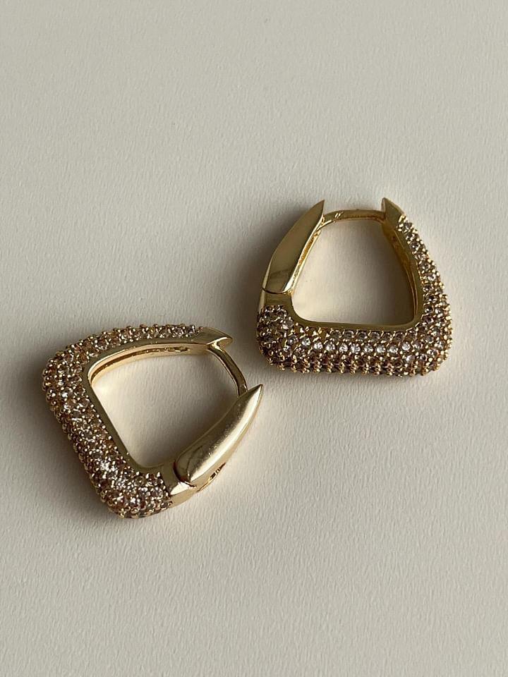 Özel Kaplama Vip Gold Sepet Küpe (2 Cm)