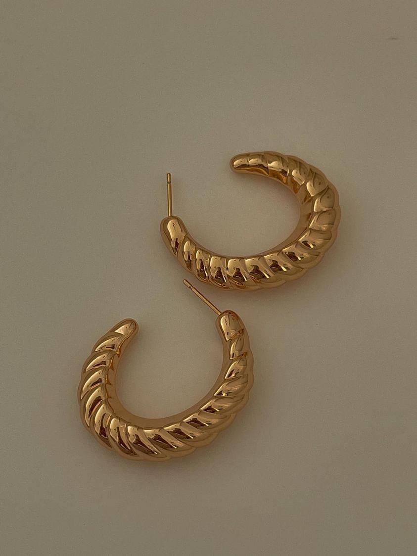 Özel Kaplama Xuping Midye Küpe (3.40 Cm)