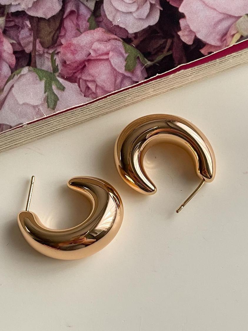 Xuping Gold Etli Bombeli Küpe (2.5 Cm)