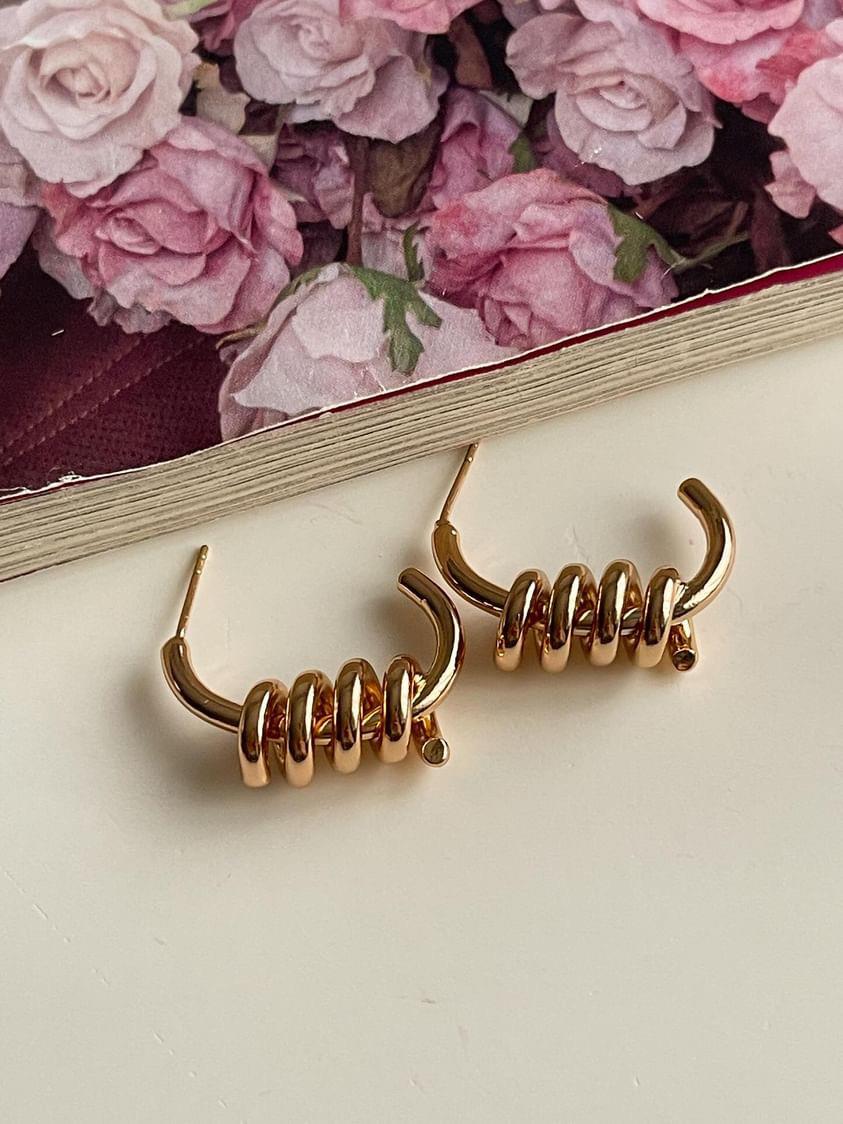 Xuping Gold Küpe (2.5 Cm)