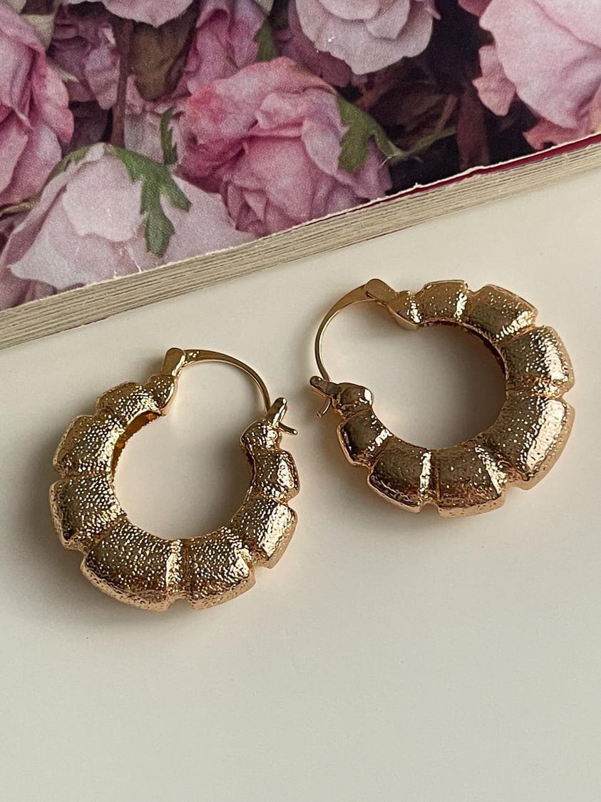 Xuping Gold Midye Küpe (2.70 Cm)