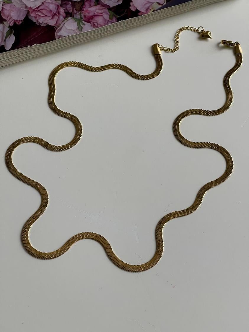 Çelik Gold İtalyan Uzun Zincir Kolye (67 Cm)
