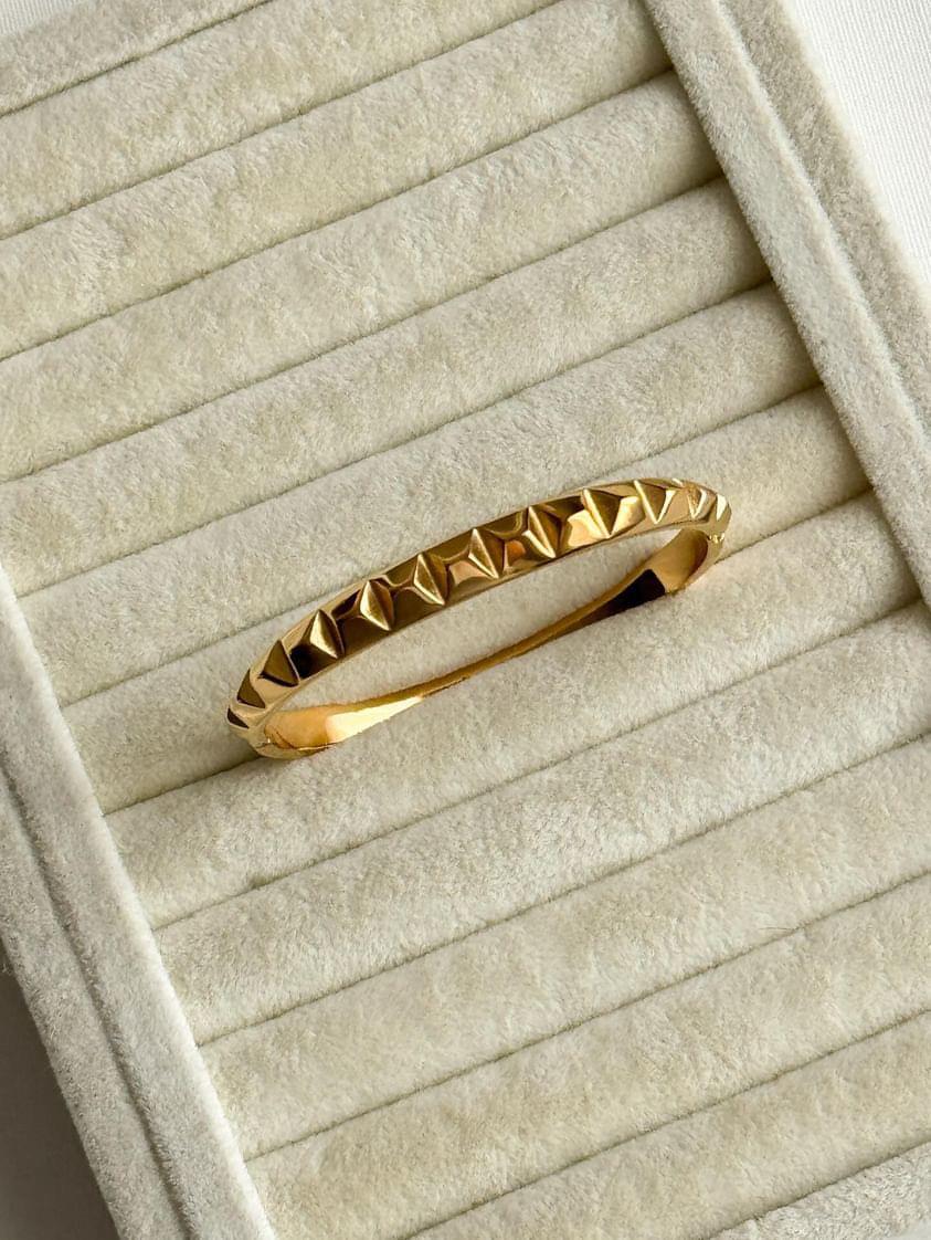 Çelik Gold Kelepçe Bileklik 