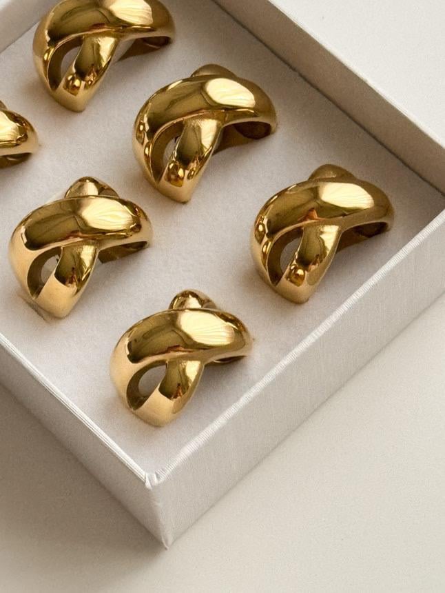Çelik Gold Numaralı Pinterest Yüzük (18 Numara)