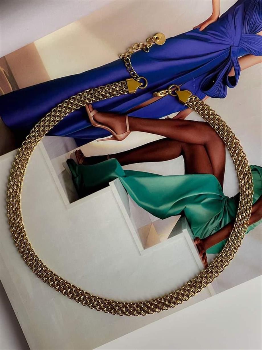 Çelik Kalın Örgü Kolye (51 Cm)