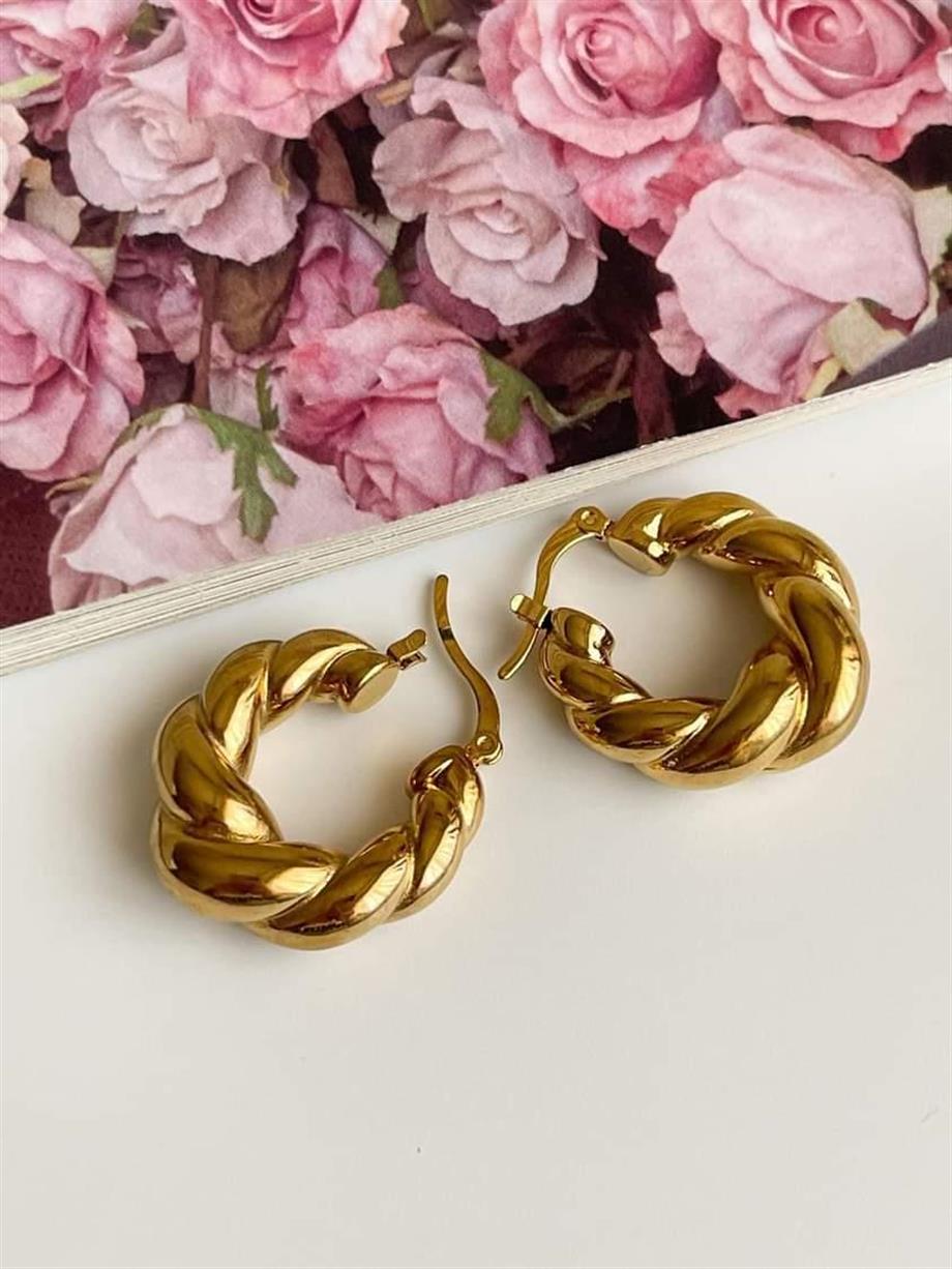 Çelik Midye Küpe (3 Cm)