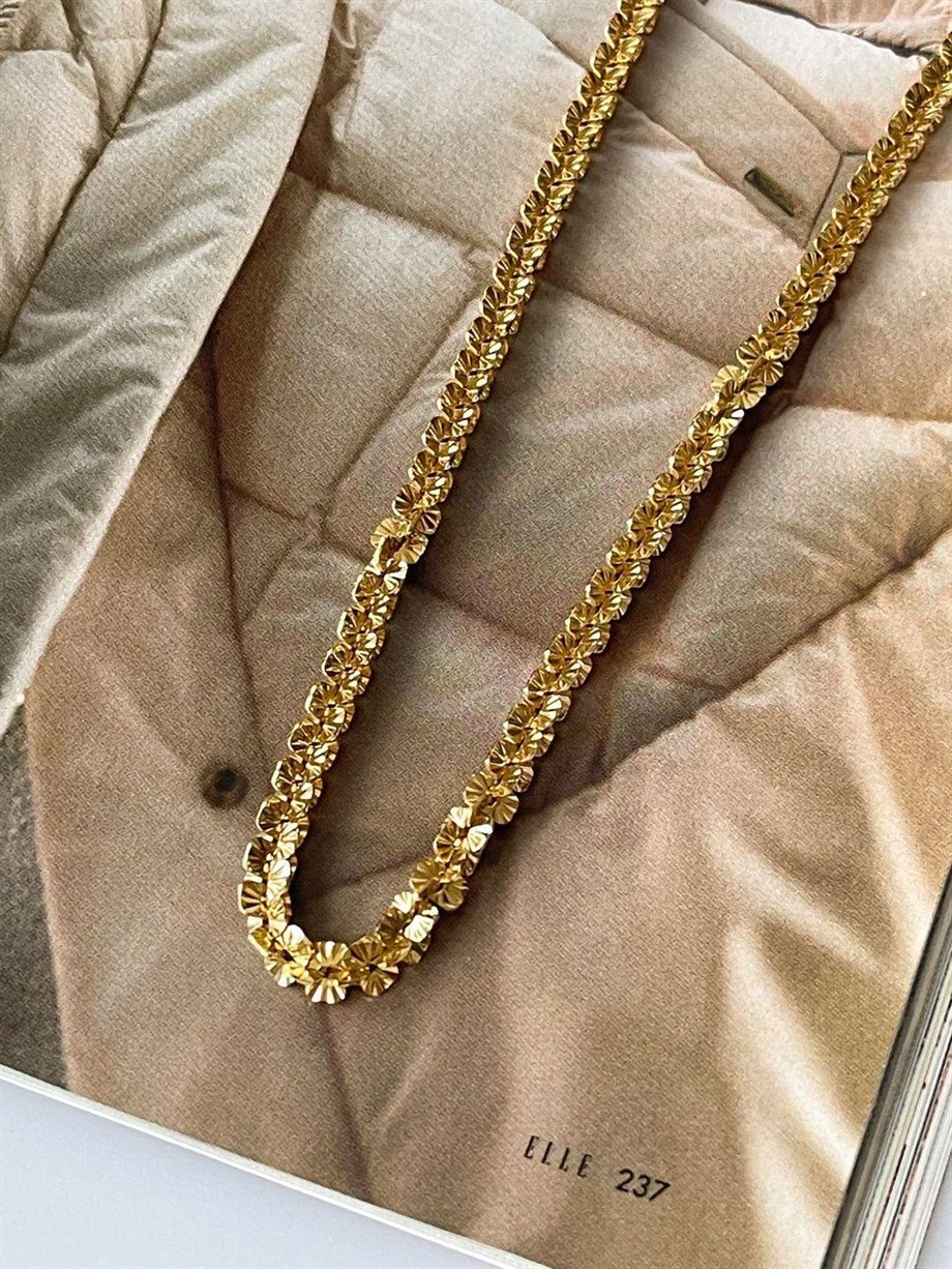 Çelik Özel Tasarım Kolye (47 Cm)