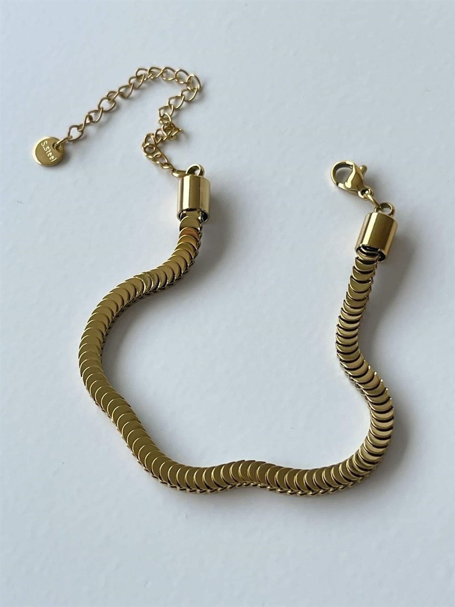 Çelik Pullu Bileklik (25 Cm)