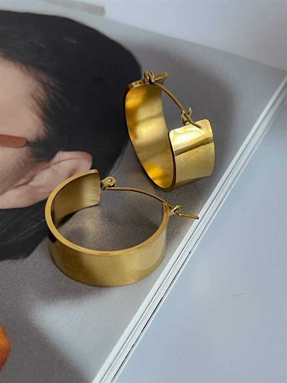 Çelik Steel Halka Küpe (2.40 Cm)