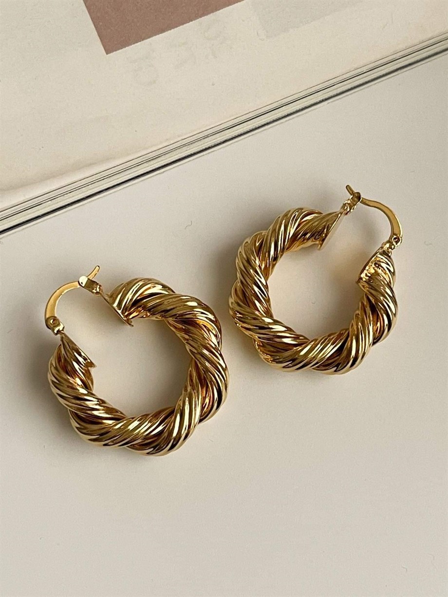 Çelik Steel Halka Küpe (3 Cm)