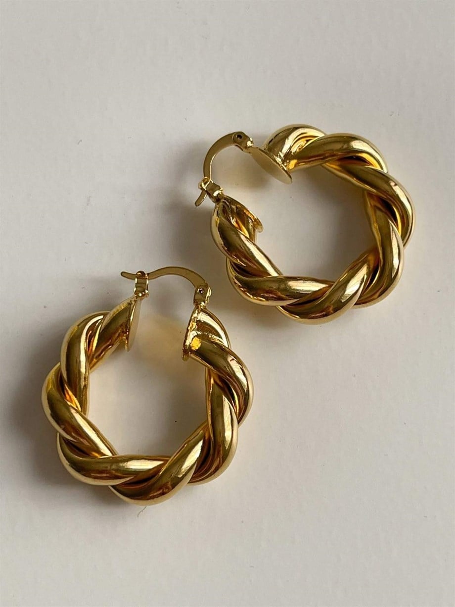Çelik Steel Halka Küpe (3 Cm)