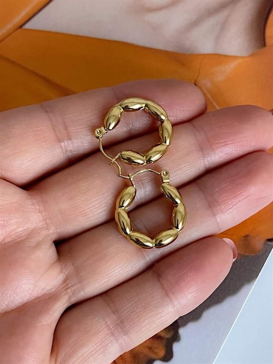 Çelik Steel Mini Küpe (2 Cm)