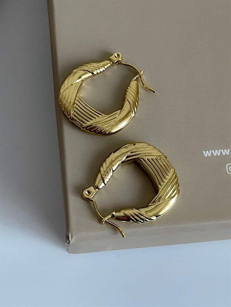 Çelik Steel Mini Küpe (2 Cm)