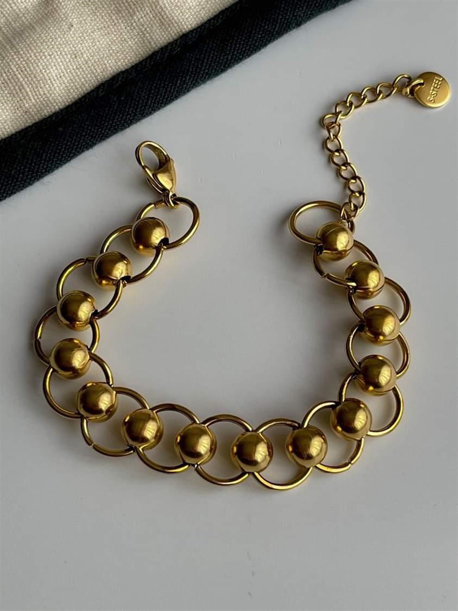 Çelik Vintage Bileklik (23 Cm)