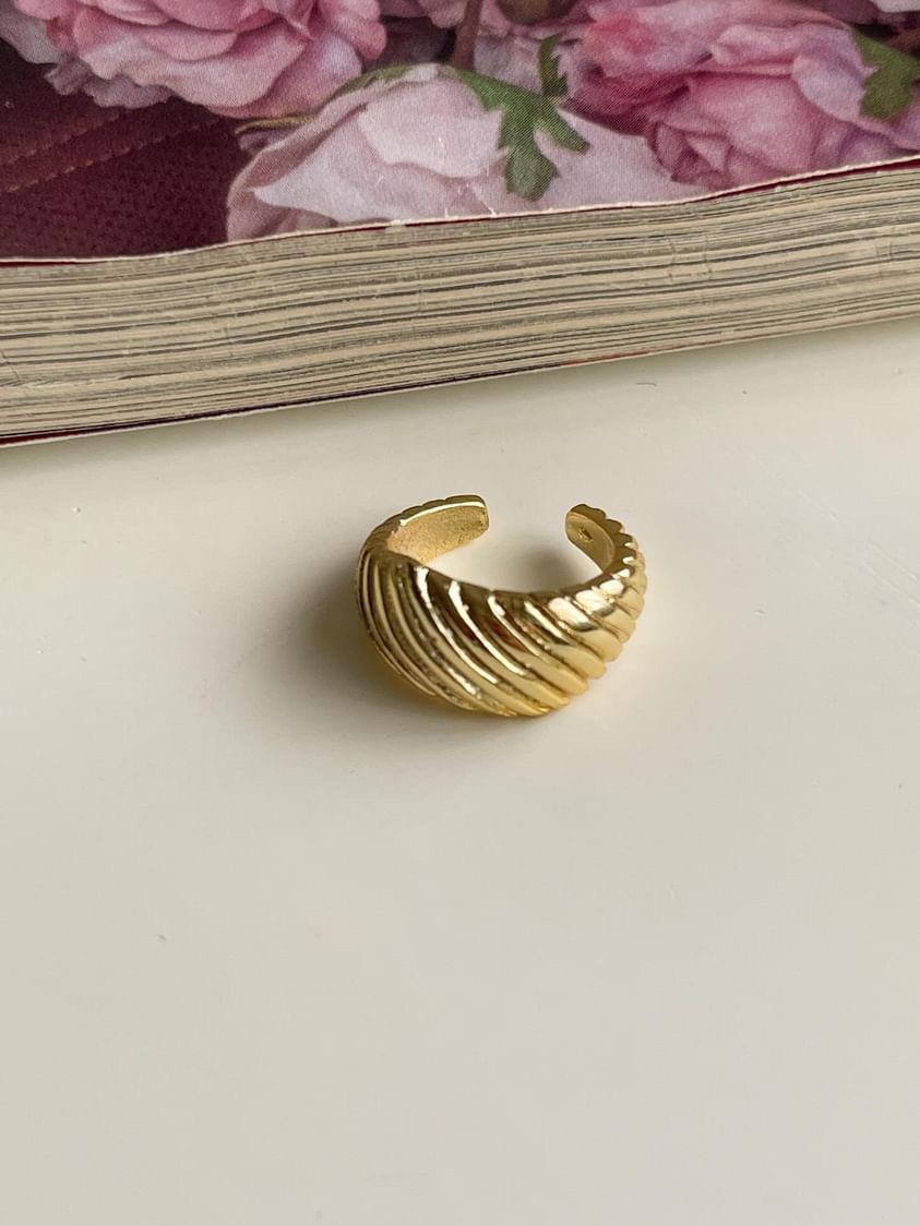 Gold Tekli Ear Cuff Küpe 