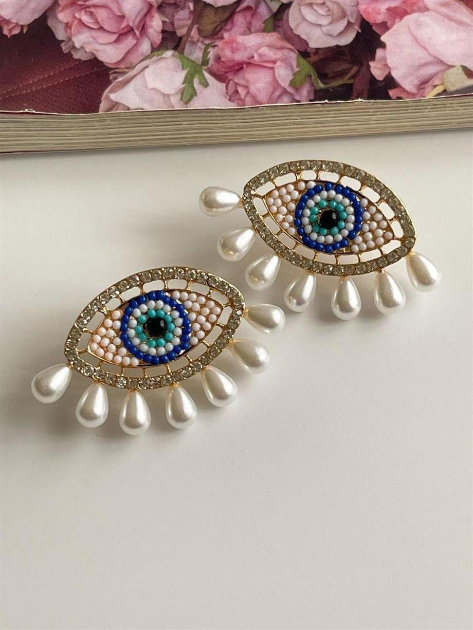 Göz İncili Küpe (2.80 Cm)