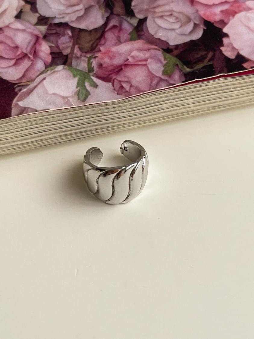 Gümüş Renk Tekli Ear Cuff Küpe