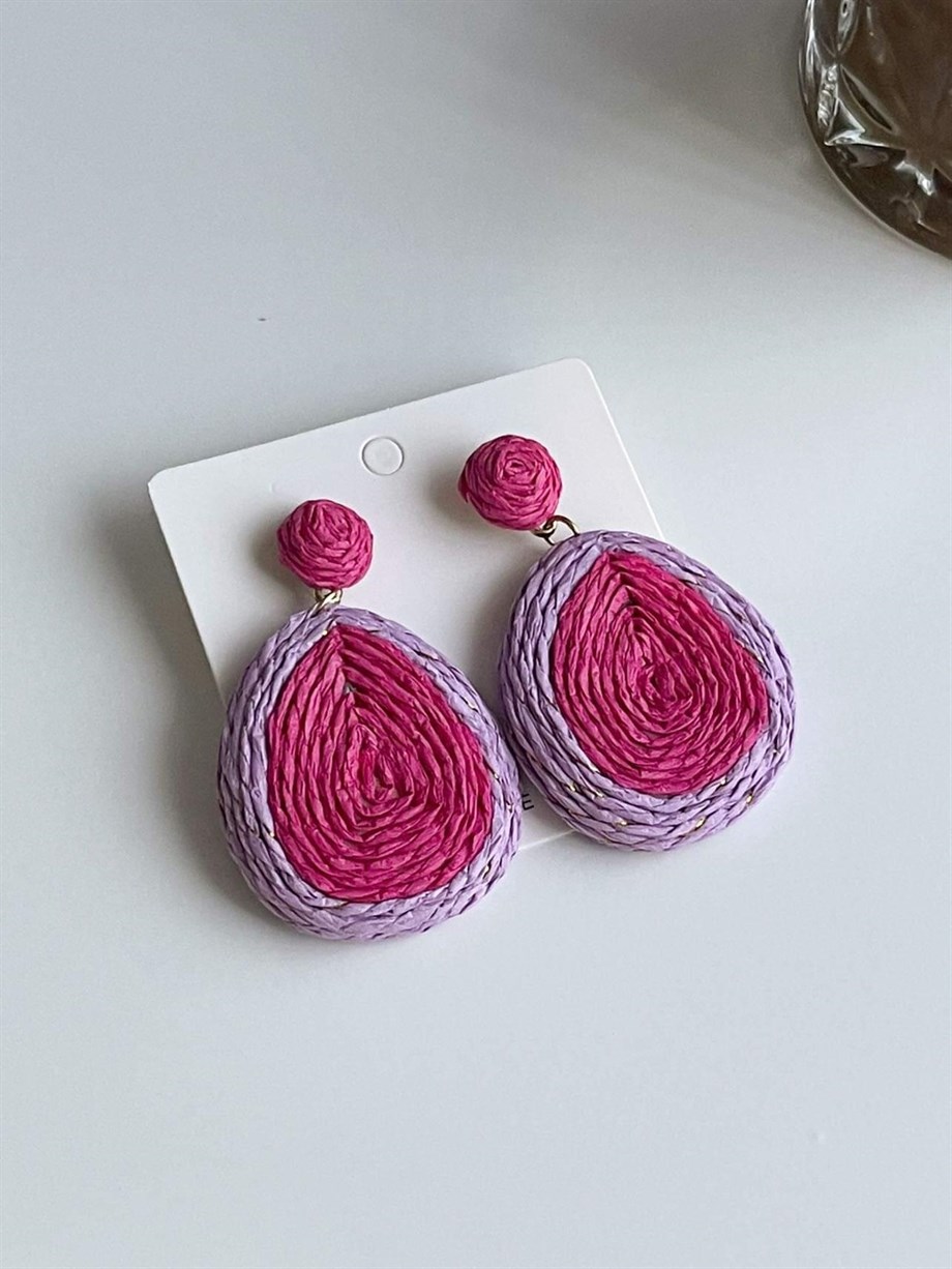 İthal Hasır Küpe (6.5 Cm)