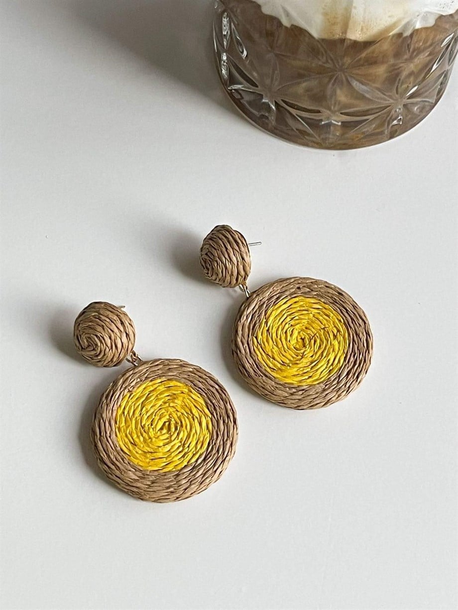 İthal Hasır Küpe (6.5 Cm)