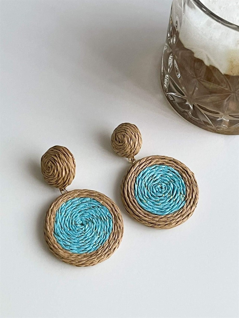 İthal Hasır Küpe (6.5 Cm)