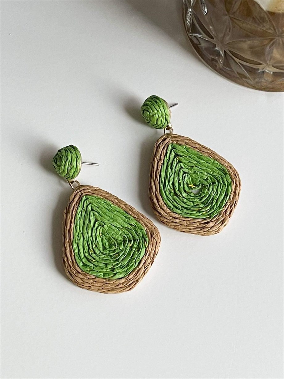 İthal Hasır Küpe (6.5 Cm)