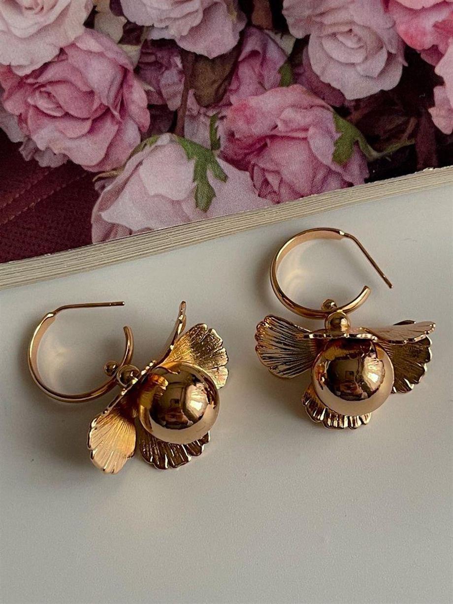 Özel Kaplama Xuping Vip Topçuklu Küpe (3.10 Cm)