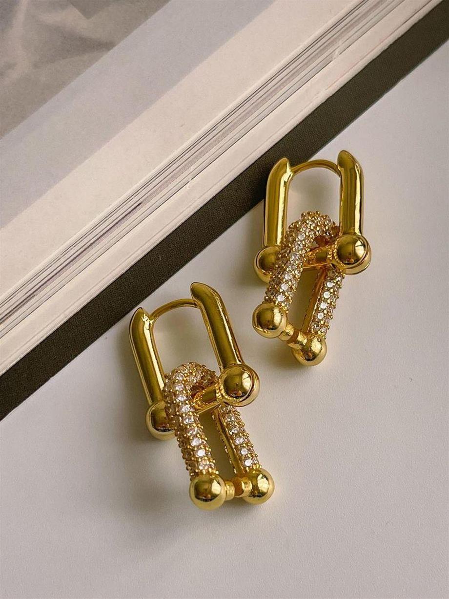 Özel Seri Kaplama Vip Gold Taşlı Tiffany Küpe (3 Cm)