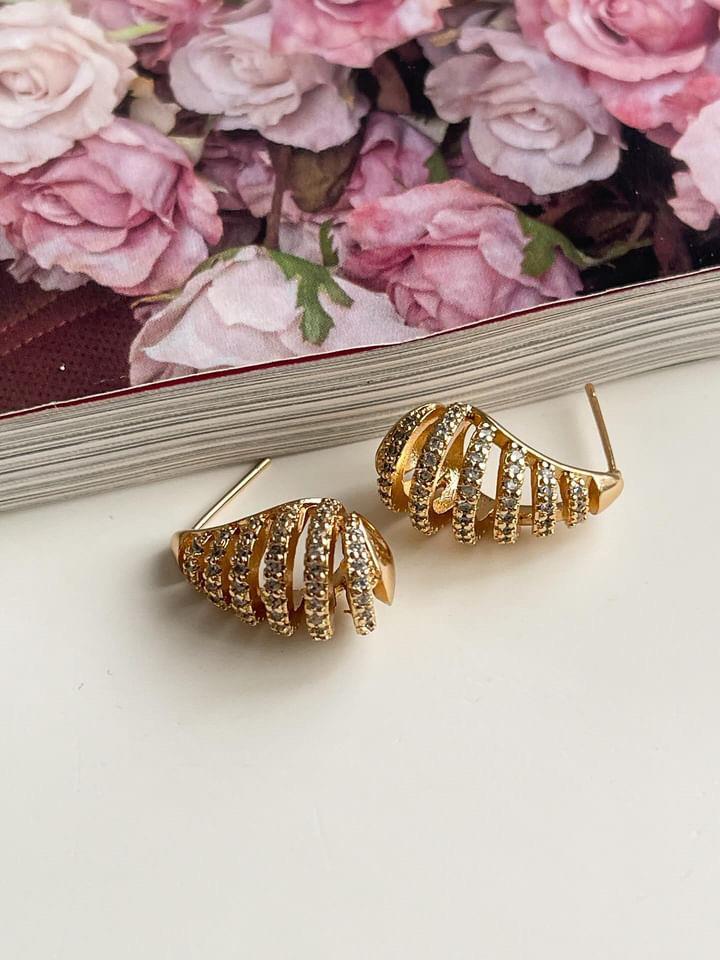 Xuping Gold Zirkon Taşlı Bottega Küpe (2 Cm)