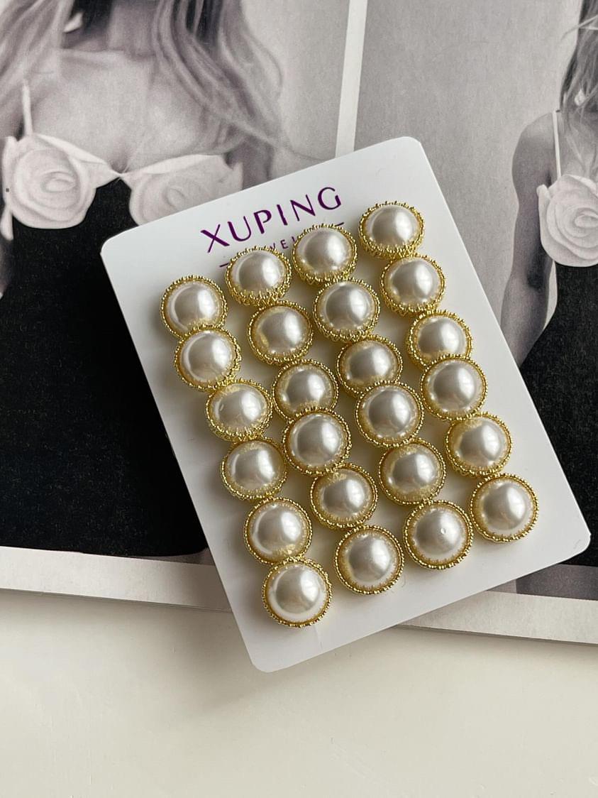 Xuping İncili Gold Tekli İstediğin Kadar Al Tak Küpesi
