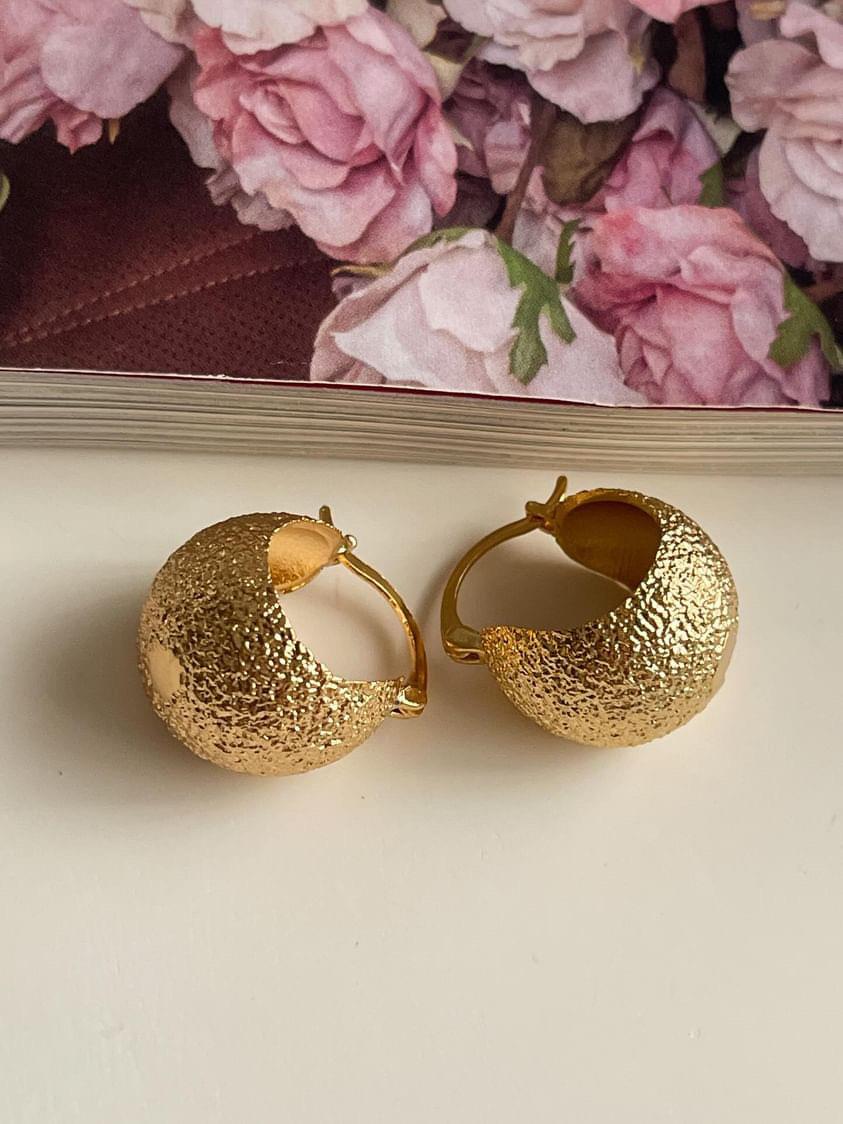 Ysx Gold Topçuklu Küpe (2 Cm)