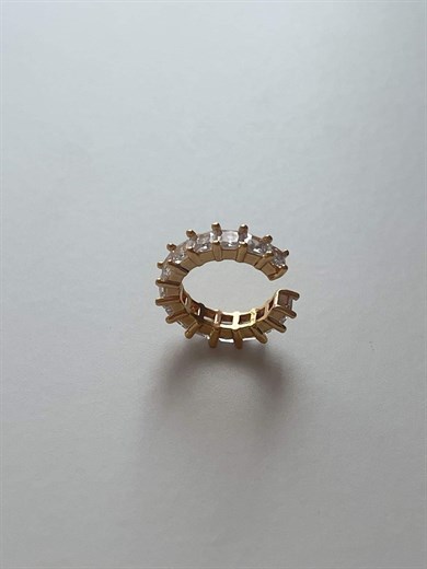 Baget Taşlı Tekli Ear Cuff (1.60 Cm)