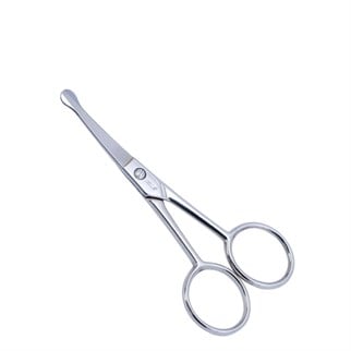 Della Europe | Aplike | Nakış Makası  | Kıvrık Küt Uçlu | Ördek Ağzılı | No:4 | Boyu :10.16 cm | D-178 | Nikel Kaplama