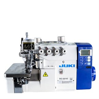 Juki MO-6814S Kafadan Motorlu Full Otomatik 4 İplik Overlok Makinesi İplik Kesmeli Ayak Kaldırmalı