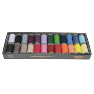 Fdmstar 120 No Makara Karışık Renkli Dikiş İpliği 24 lü | Küçük Boy Makara | Tek Renk 50 Metredir