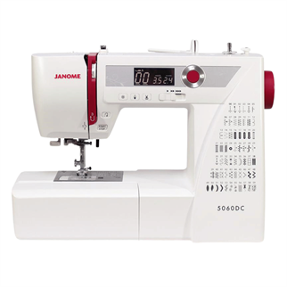 Janome 5060DC Elektronik Dikiş Makinesi | Ev Tipi Dikiş Makinesi |Aile Tipi Dikiş Makinesi | 60 Değişik Dekoratif  Dikiş Desen Piko Ve İlik Fonksiyonları | Pedalsız Çalışabilme Özelliği | 6 Çeşit İlik