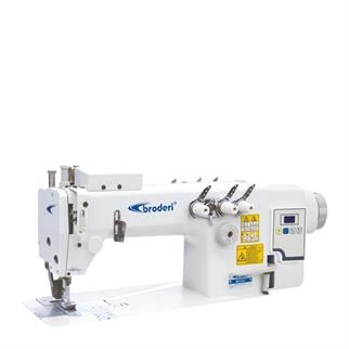FDM Broderi BD-383-PL/DD Merdaneli Zincir Dikiş Makinesi, Direct Drive, 3 İğne, Kafadan Motorlu, Mekanik