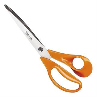 FDM Fiskars 9863 Kumaş Deri Ve Karton Makası Sarı Saplı D-216 No:9,5 (23,75 cm)