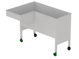 Fdm Kollu Makine Teknesi (En:45Cm - Boy:105Cm - Yüksek:75Cm) (Tekerlekli) (Fdm Tm-T14)