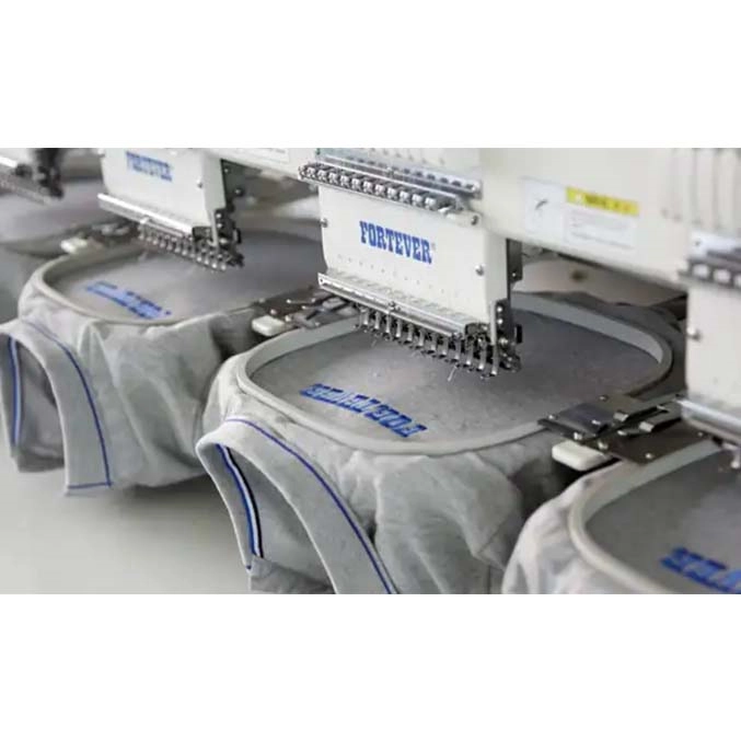 Fortever FT-1204 nakış kafa ve bitmiş ürün uygulaması