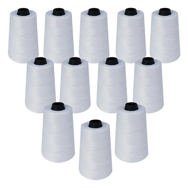 Fdm Çuvalağzı Dikiş Makinesi İpi 3 Kat %100 Polyester Polyester Yapı ile Dayanıklı Dikiş