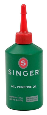 Singer Ev Tipi Makine Yağı 100cc Çok Amaçlı Dikiş Makinesi Yağı