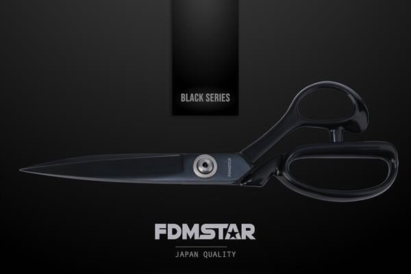 FDMSTAR FS-9 | 9 No | Siyah Saplı | Paslanmaz Çelik Somunlu Makas | 22,5 cm