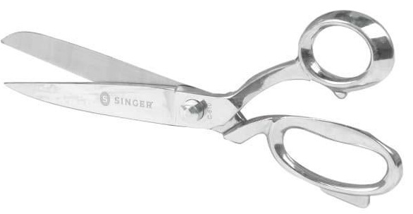 FDM Singer Profesyonel Terzi Makası | 10 No | Somunlu | 25,4 cm | Karbon Çelik | C-810