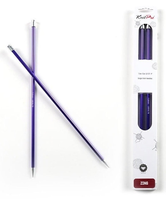 KnitPro Zing Tek Uçlu Örgü Şiş 35 cm